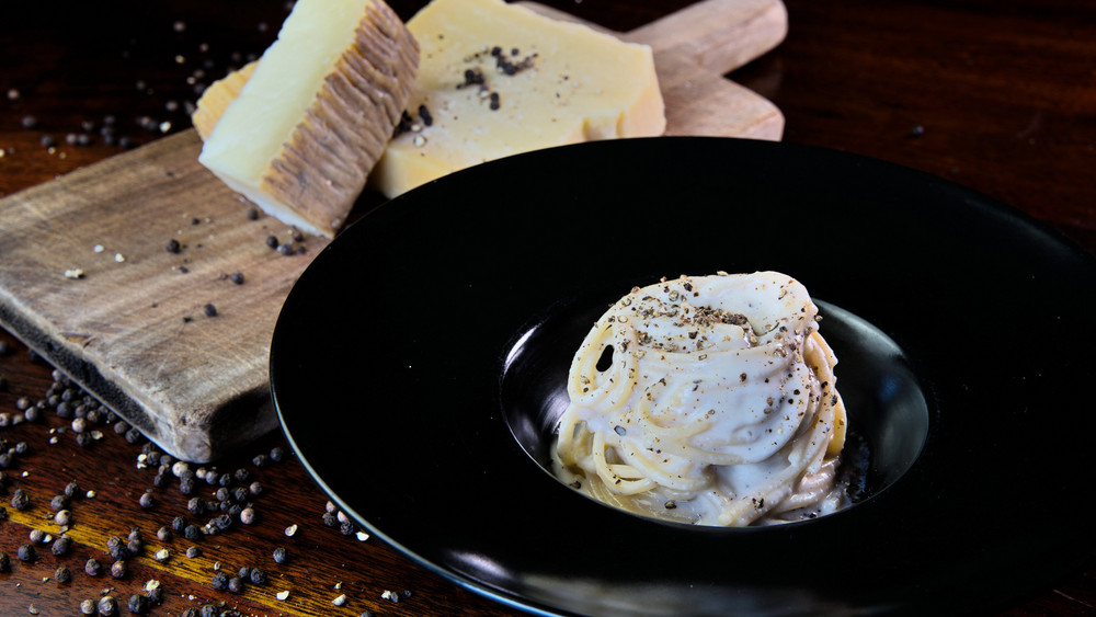 Die klassische "Cacio e Pepe" ist eine Spezialität. 