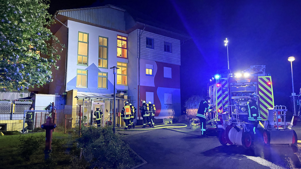 Brand in einer Wohngruppe in Treysa