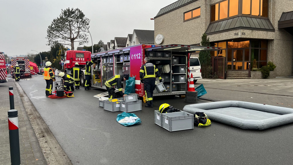 Gefahrstoffaustritt in Sulzbach