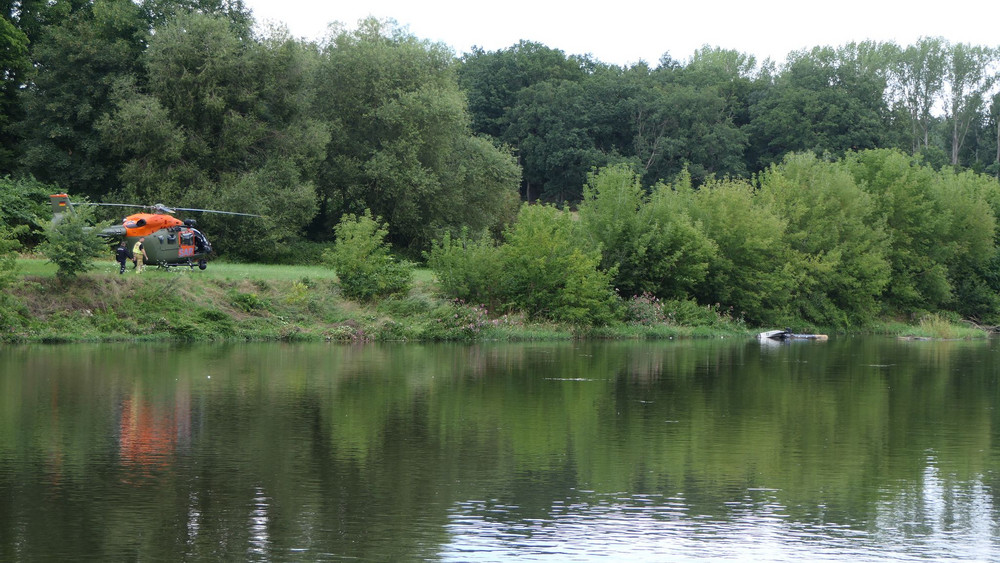 Hubschrauber in Sachsen abgestürzt