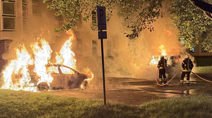 Vier zivile Bundeswehr-Fahrzeuge in Kassel in Brand gesetzt