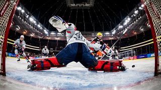 Derbysieg im Wintergame: Löwen Frankfurt schlagen Adler Mannheim