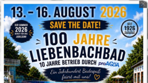 Liebenbachbad feiert 100-jähriges Bestehen
